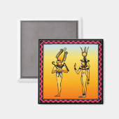 Egyptian Hieroglyphics Magnet (Voorkant / Achterkant)