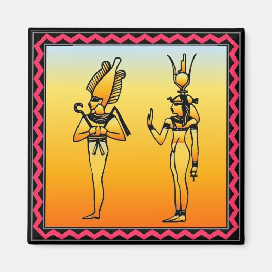 Egyptian Hieroglyphics Magnet (Voorkant)