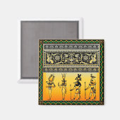 Egyptian Hieroglyphics Magnet (Voorkant / Achterkant)