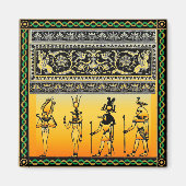 Egyptian Hieroglyphics Magnet (Voorkant)