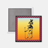Egyptian Hieroglyphics Magnet (Voorkant / Achterkant)