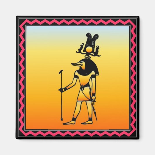 Egyptian Hieroglyphics Magnet (Voorkant)