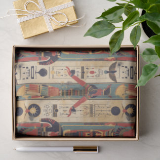 Egyptian hieroglyphics Pharaoh Pattern Tissuepapier
