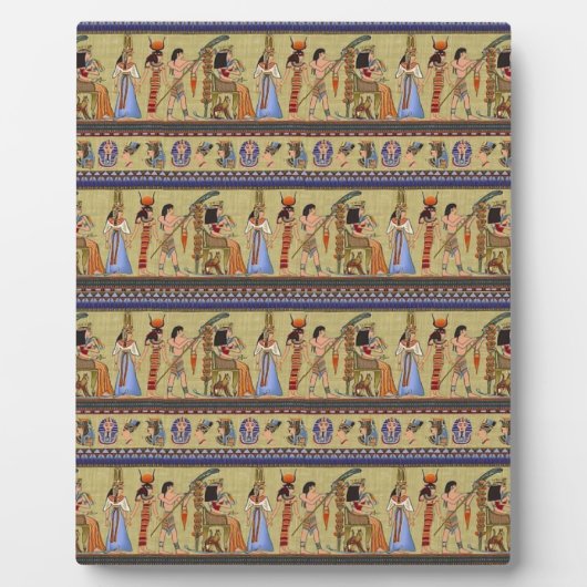 Egyptian Hieroglyphics Plaque Fotoplaat (Voorkant)