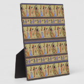 Egyptian Hieroglyphics Plaque Fotoplaat (Zijkant)