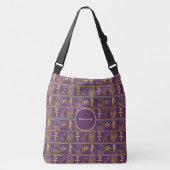 Egyptian Hieroglyphs Pattern Persoonlijk Crossbody Tas (Voorkant)