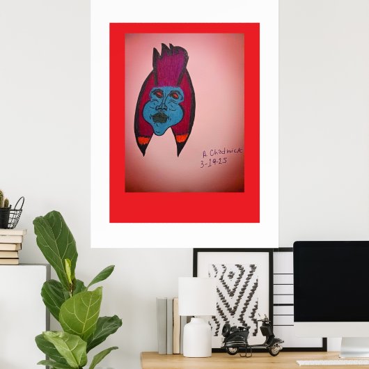 Egyptian Inspired Horror Themed Mummy  Poster (Thuiskantoor)