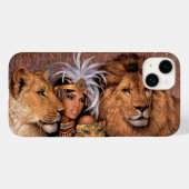 Egyptian Lion Goddess Princess Hoesje-Mate iPhone  Case-Mate iPhone Case (Achterkant (horizontaal))