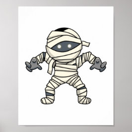 egyptian mummy design poster