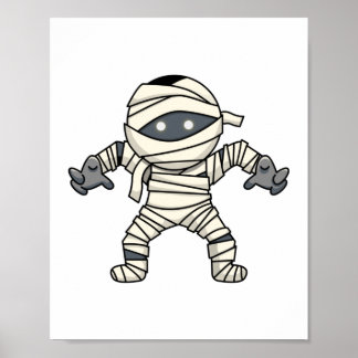 egyptian mummy design poster