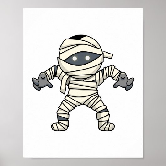 egyptian mummy design poster (Voorkant)