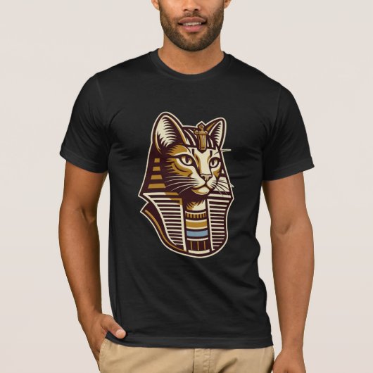 Egyptian Pharaoh Cat T-Shirt – Ancient Egypt Cat (Voorkant)