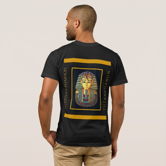 EGYPTIAN PHARAOH TUTANKHAMUN T-SHIRT (Achterkant volledig)