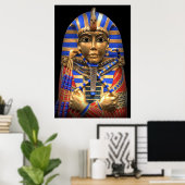 EGYPTIAN PHARAOH'S BINNER SARCOPHAGUS POSTER (Thuiskantoor)