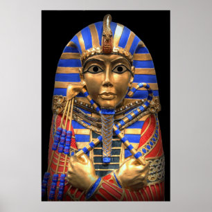 EGYPTIAN PHARAOH'S BINNER SARCOPHAGUS POSTER
