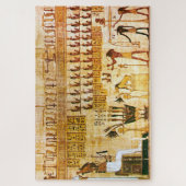 Egyptian pharoah papyrus, legpuzzel (Verticaal)