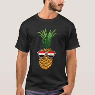 Egyptian Pineapple Egypt Flag Sunglasses Summer Ti T-shirt