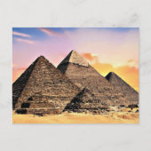 Egyptian Pyramids Briefkaart (Voorkant)