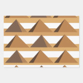 Egyptian Pyramids Pattern Inpakpapier Vel (Voorkant)