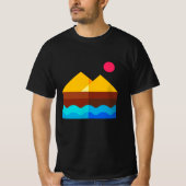 EGYPTIAN PYRAMIDS T SHIRT (Voorkant)