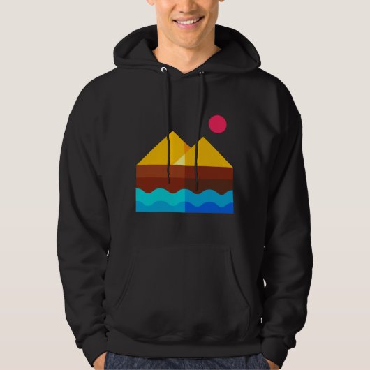 EGYPTIAN PYRAMIDS T SHIRT (Voorkant)