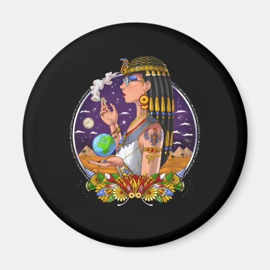Egyptian Queen Cleopatra Magneet (Voorkant)