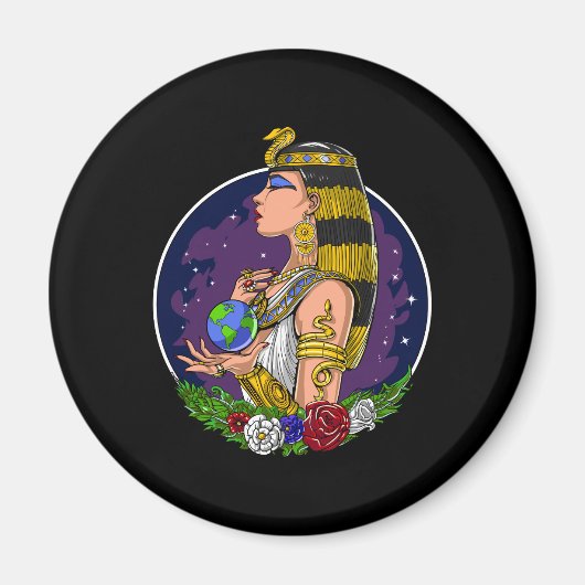 Egyptian Queen Cleopatra Magneet (Voorkant)