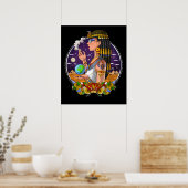 Egyptian Queen Cleopatra Poster (Keuken)