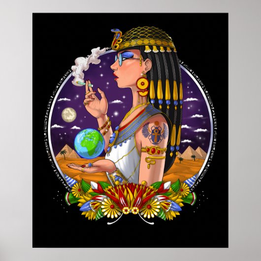 Egyptian Queen Cleopatra Poster (Voorkant)