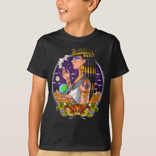 Egyptian Queen Cleopatra T-shirt (Voorkant)
