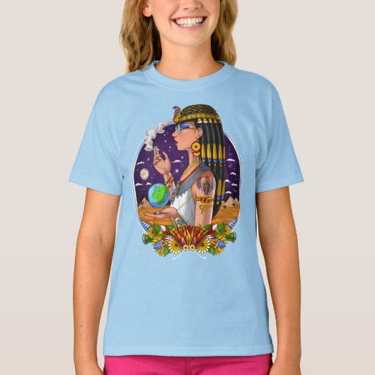 Egyptian Queen Cleopatra T-shirt (Voorkant)