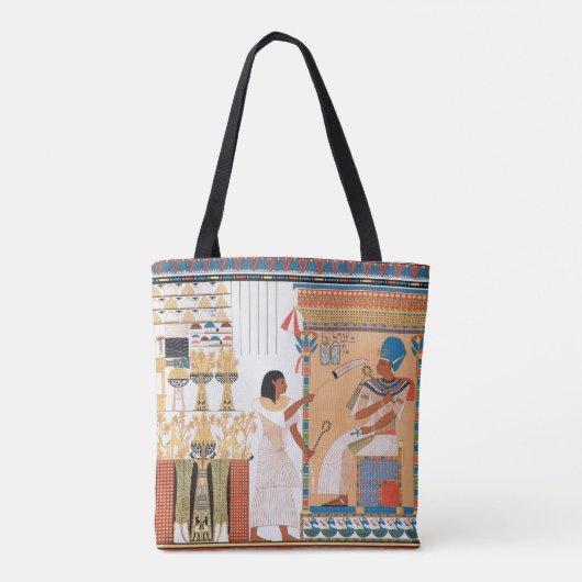 Egyptian Royal Design Canvas tas (Achterkant)
