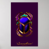 EGYPTIAN SCARAB BEETLE Art Print (Voorkant)