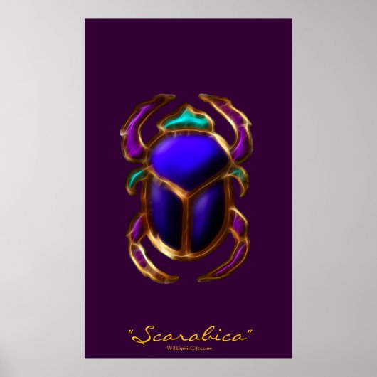 EGYPTIAN SCARAB BEETLE Art Print (Voorkant)