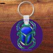 EGYPTIAN SCARAB BEETLE Art Zipper-pull Sleutelhanger (Voorkant)