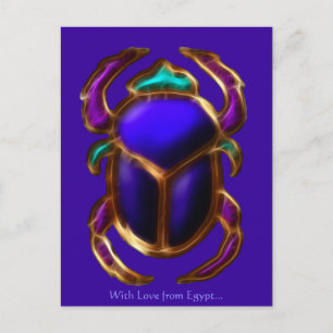 EGYPTIAN SCARAB BEETLE Collectie Briefkaart