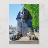 Egyptian sphinx, London UK Briefkaart (Voorkant)