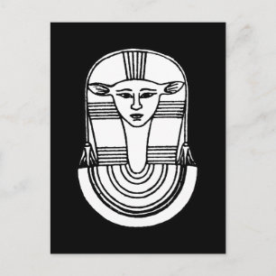 Egyptian Symbol: Hathor Briefkaart