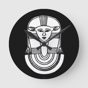 Egyptian Symbol: Hathor Ronde Klok