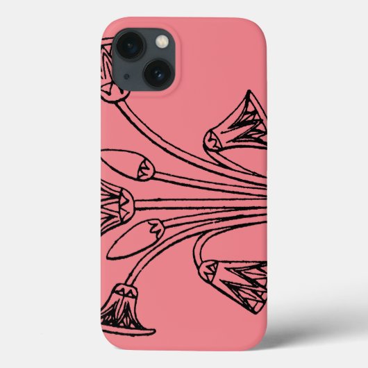 Egyptian Symbol: Lotus Case-Mate iPhone Case (Achterkant)
