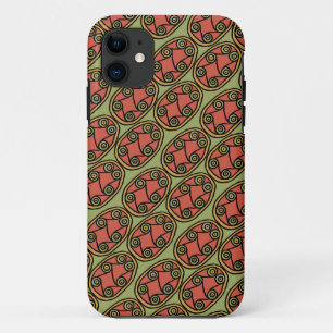 Egyptian Tribal Shield op Groene iPhone 5/5s Hoesj Case-Mate iPhone Case