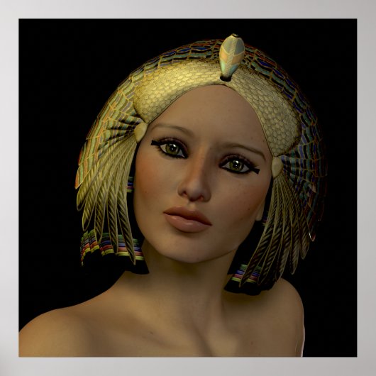 Egyptian Woman 01 Print (Voorkant)