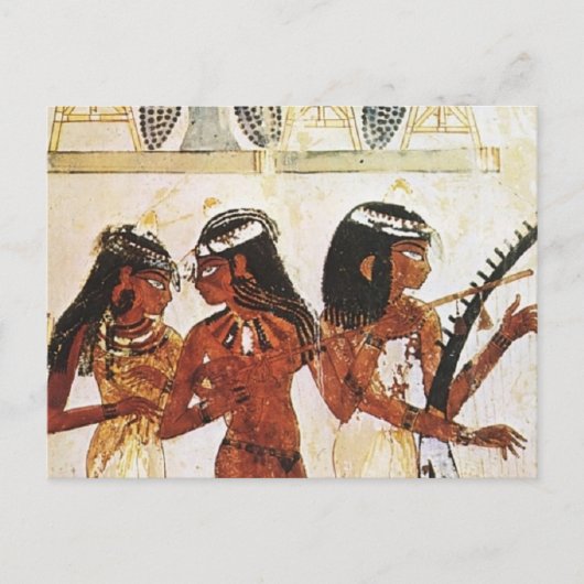 Egyptian Women Musicians Briefkaart (Voorkant)