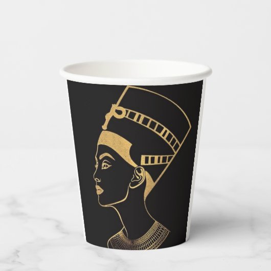  egyption pharaoh  art paper coffee cups  papieren bekers (Achterkant)
