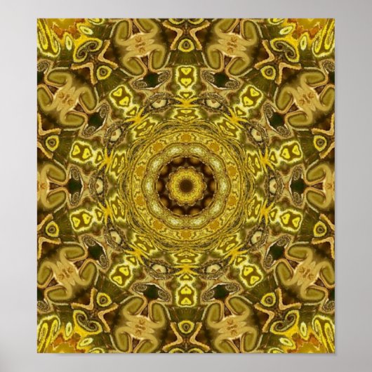 egyptisch abstract poster (Voorkant)