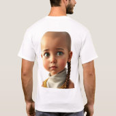 Egyptisch adellijk kind gezicht t-shirt (Achterkant)