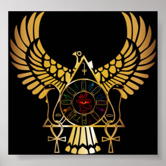 Egyptisch Afbeelding Poster (Voorkant)