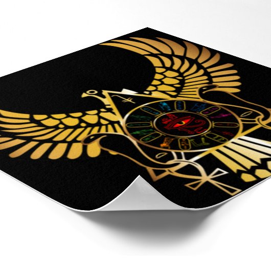 Egyptisch Afbeelding Poster (Hoek)