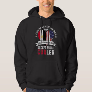 Egyptisch Amerikaanse Moeder Moederdag Mama Land E Hoodie