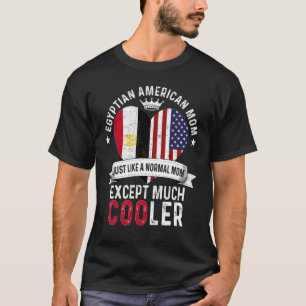 Egyptisch Amerikaanse Moeder Moederdag Mama Land E T-shirt